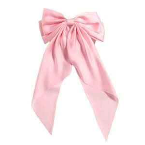 Pink Hair Bow Barrette